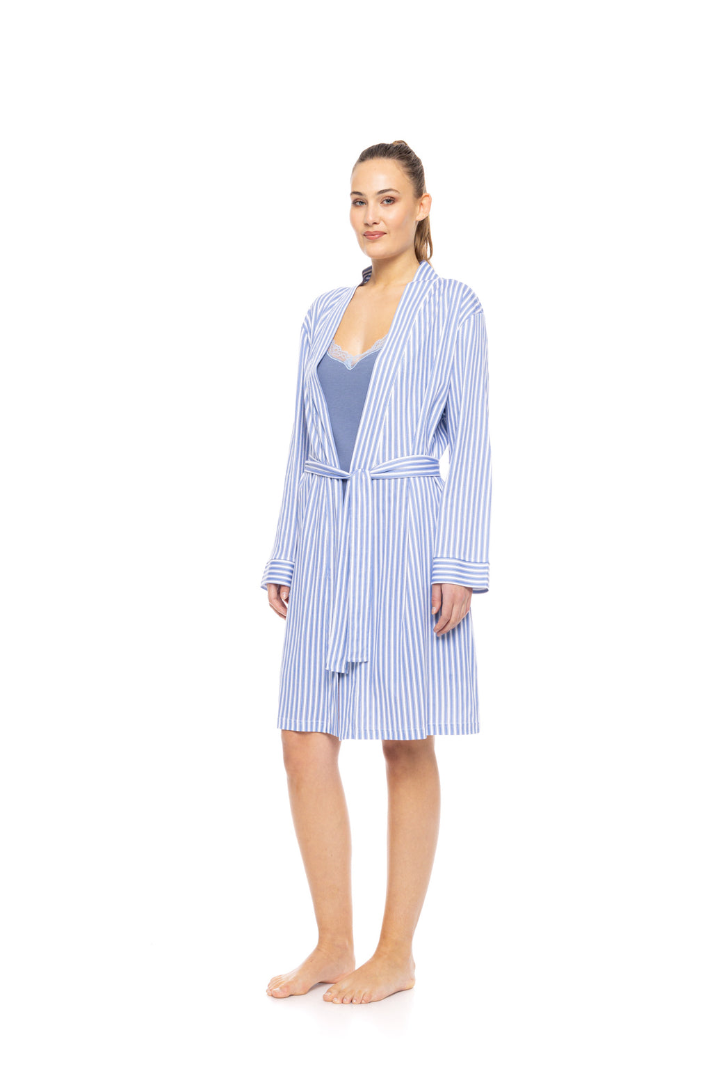 Pink Label - Nightgown 2Pcs Set Calming Stripes