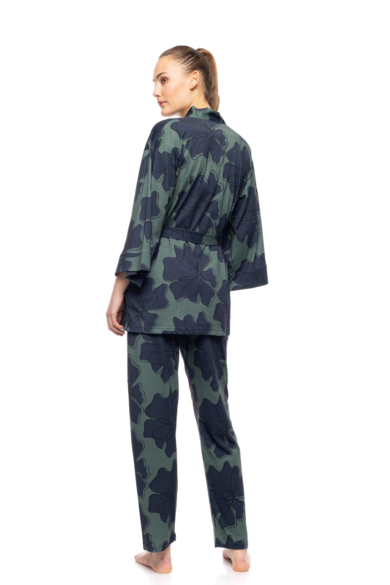 Pink Label - Pyjama 3Cps Set Forest Bloom