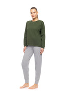 Pink Label - Pyjama Modern Flower Green