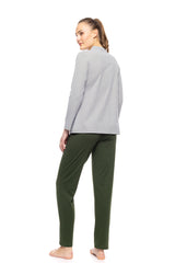 Pink Label - Pyjama Modern Flower Green