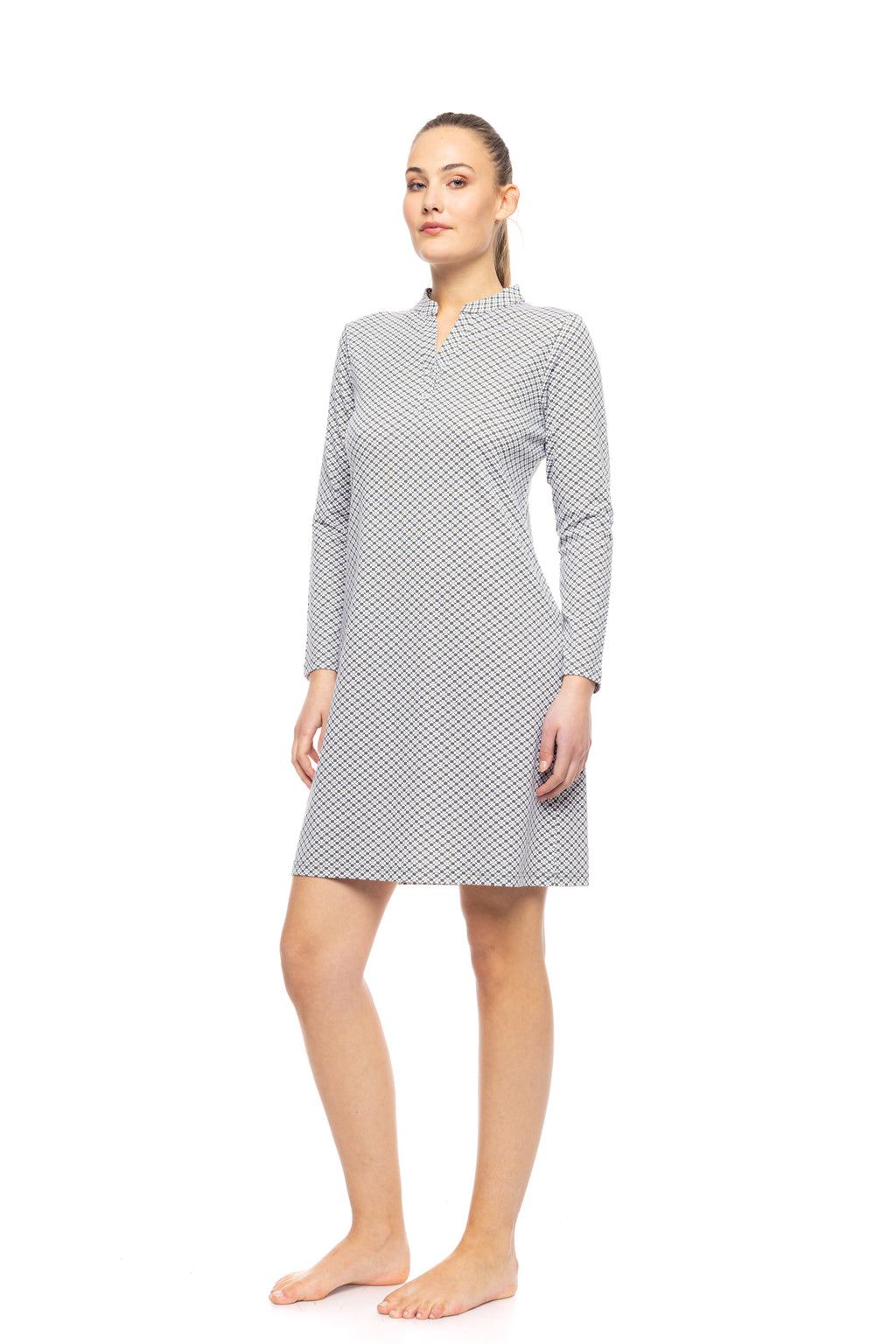 Pink Label - Nightgown Modern Flower Green