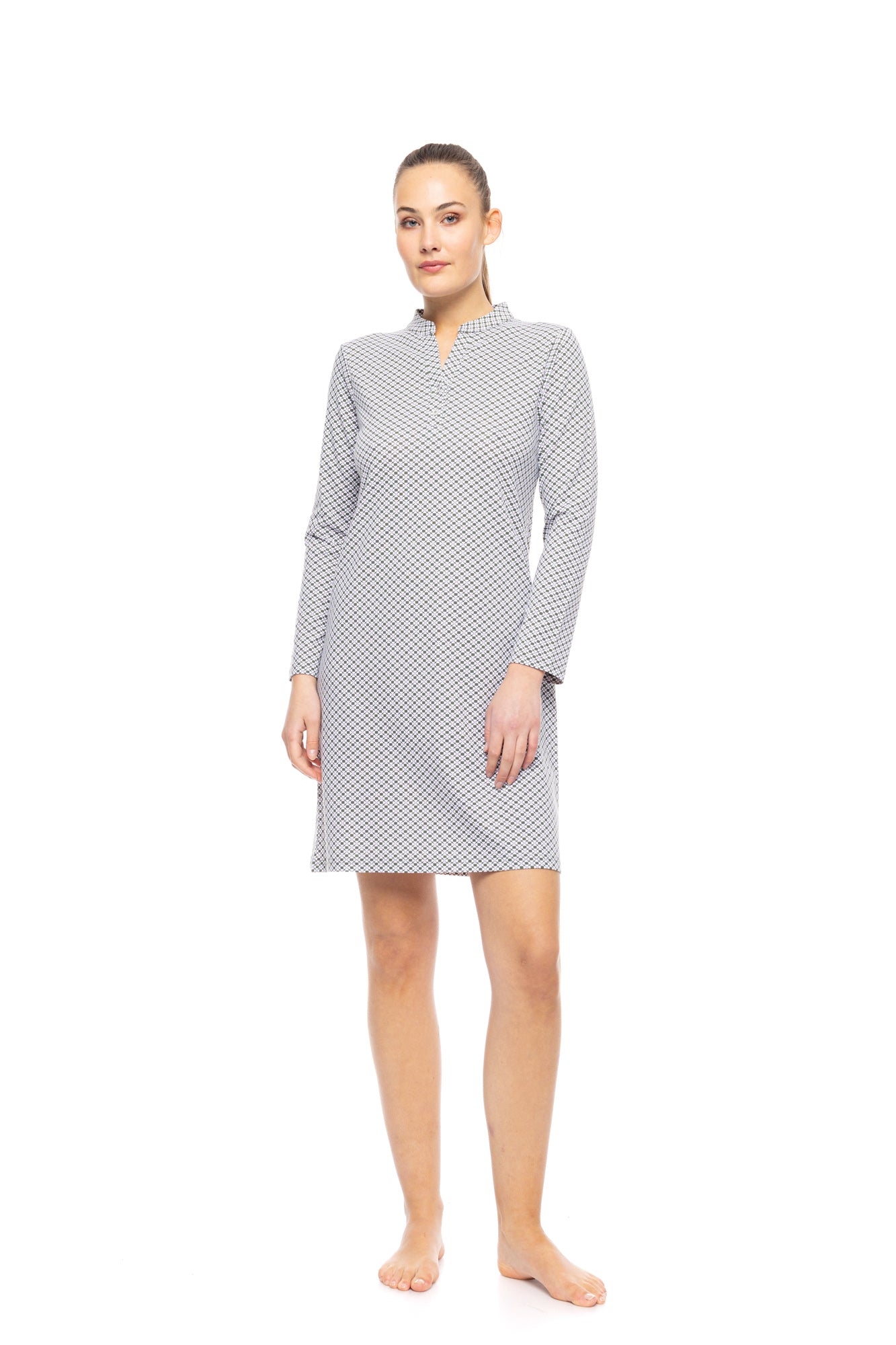 Pink Label - Nightgown Modern Flower Green
