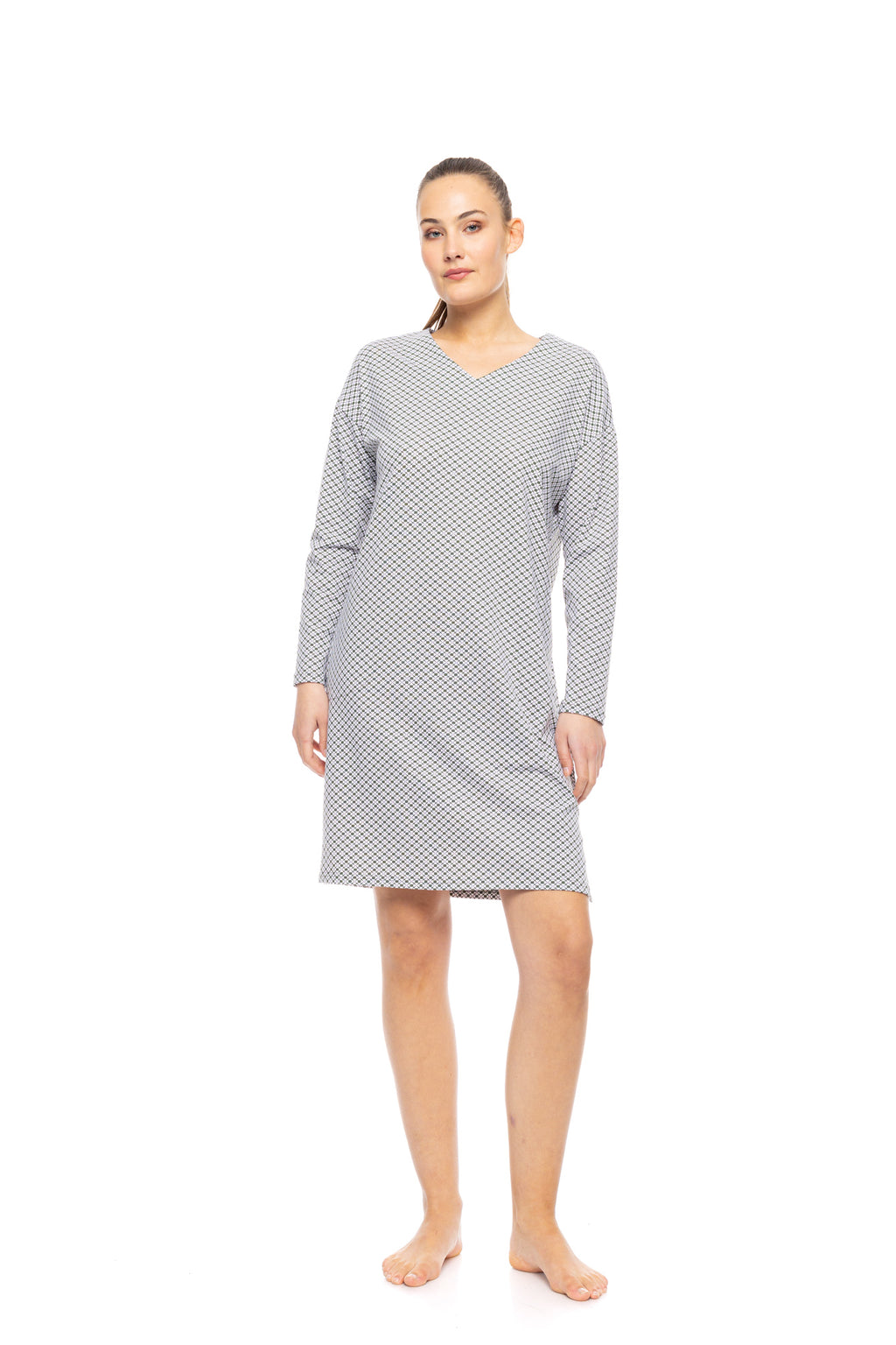Pink Label - Nightgown Modern Flower Green