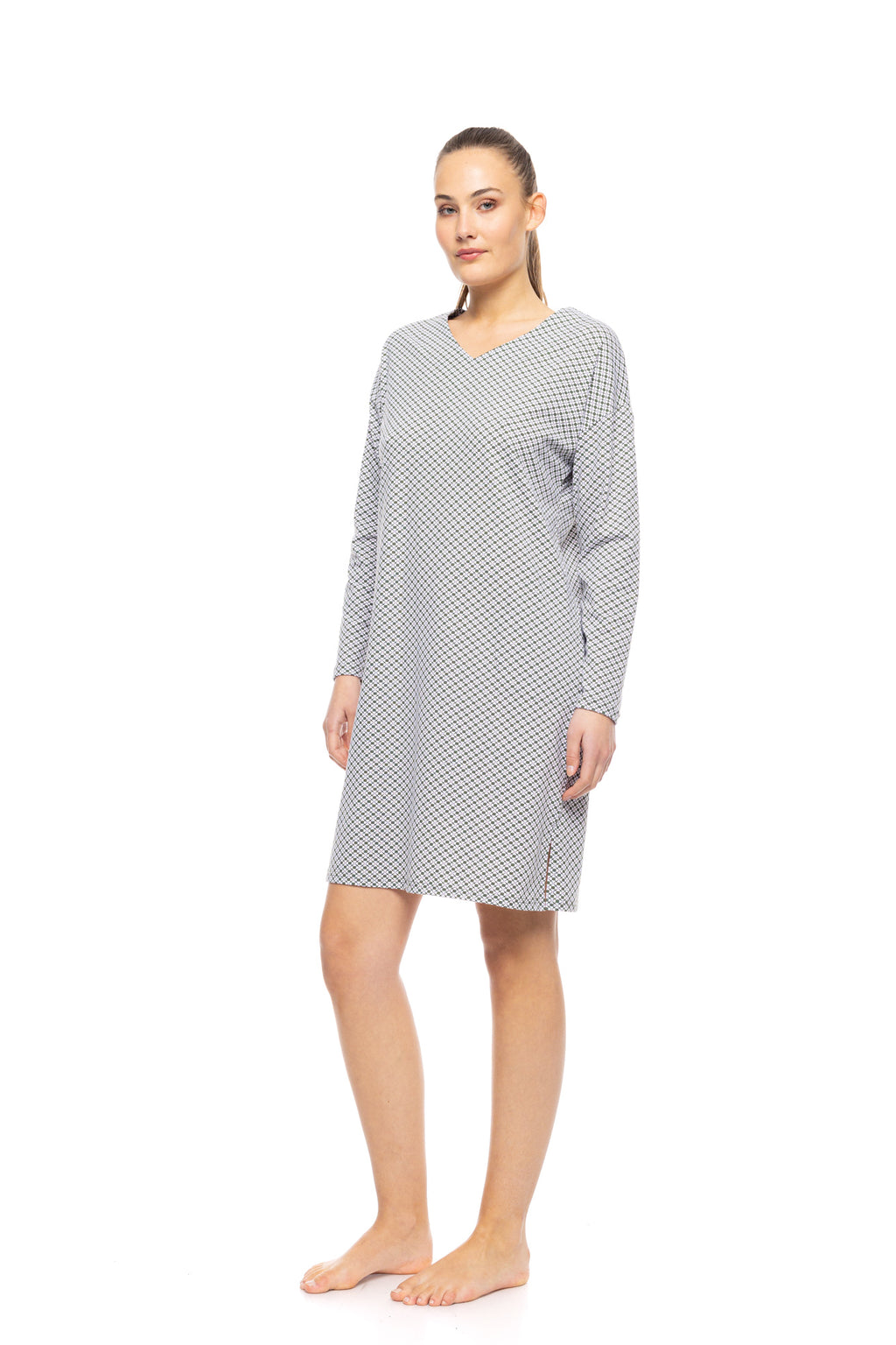 Pink Label - Nightgown Modern Flower Green