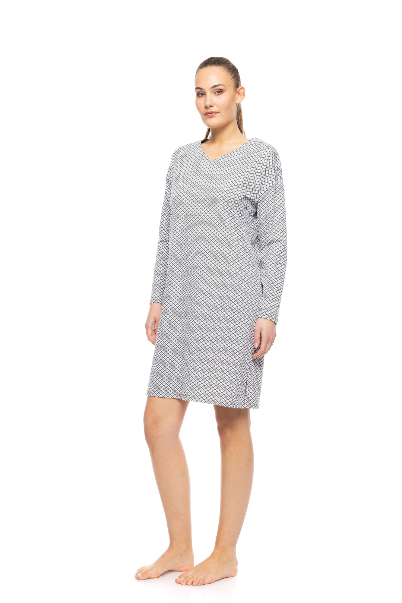Pink Label - Nightgown Modern Flower Green