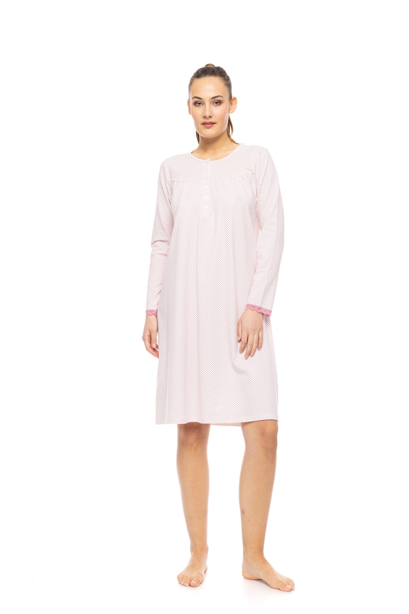 Pink Label - Nightgown Classic Petit Rose Flower