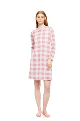 Pink Label - Nightgown Jacquard Rose Plaid
