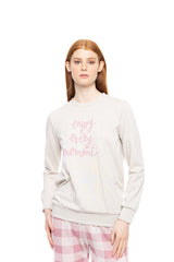 Pink Label - Pyjamas Jacquard Rose Plaid