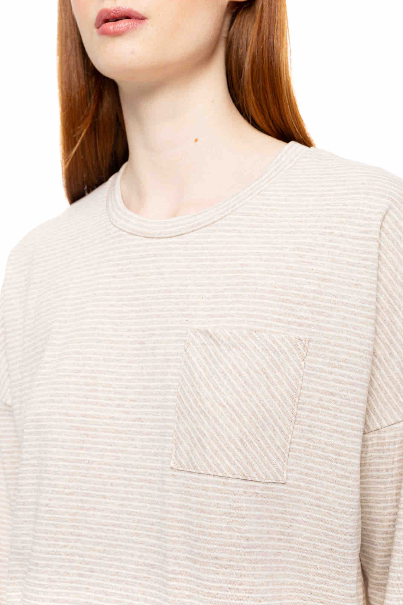 Pink Label - Pyjama Hazelnut Stripes