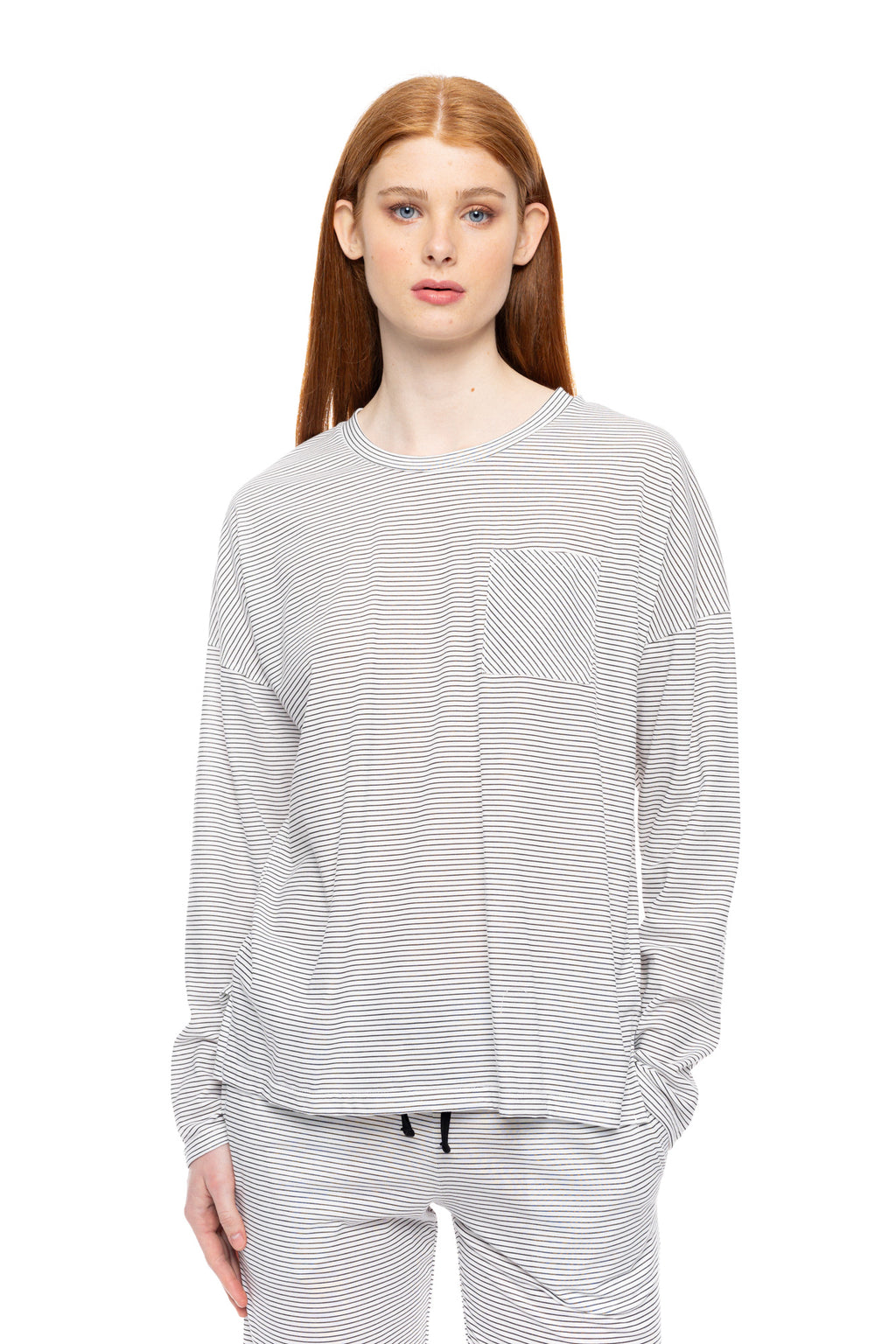 Pink Label - Pyjama Cloud White Stripes