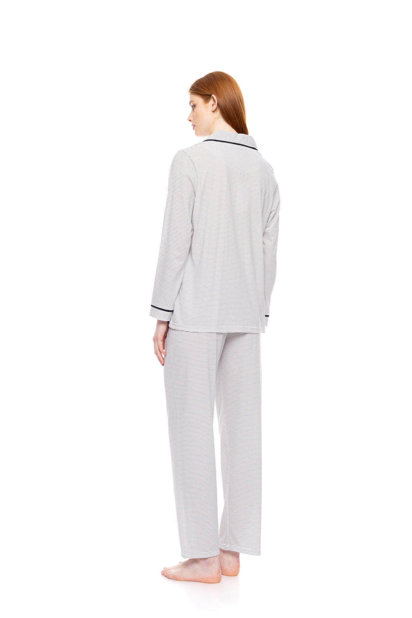 Pink Label - Pyjama Cloud White Stripes