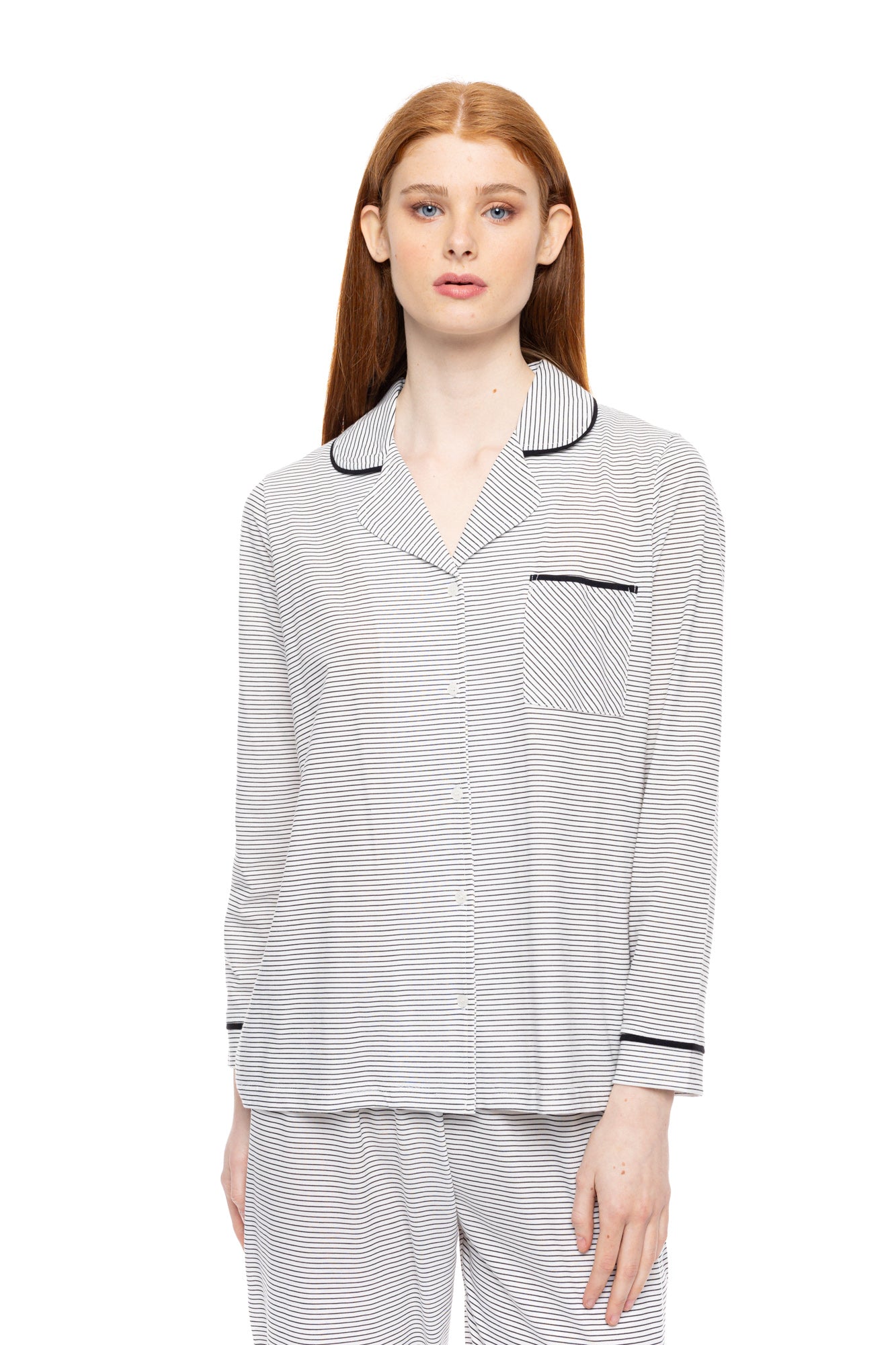 Pink Label - Pyjama Cloud White Stripes