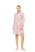 Pink Label - Nightgown Buttoned Rose Leopard