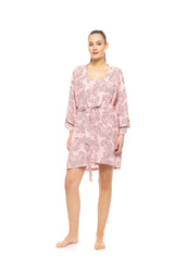 Pink Label - Robe Rose Leopard