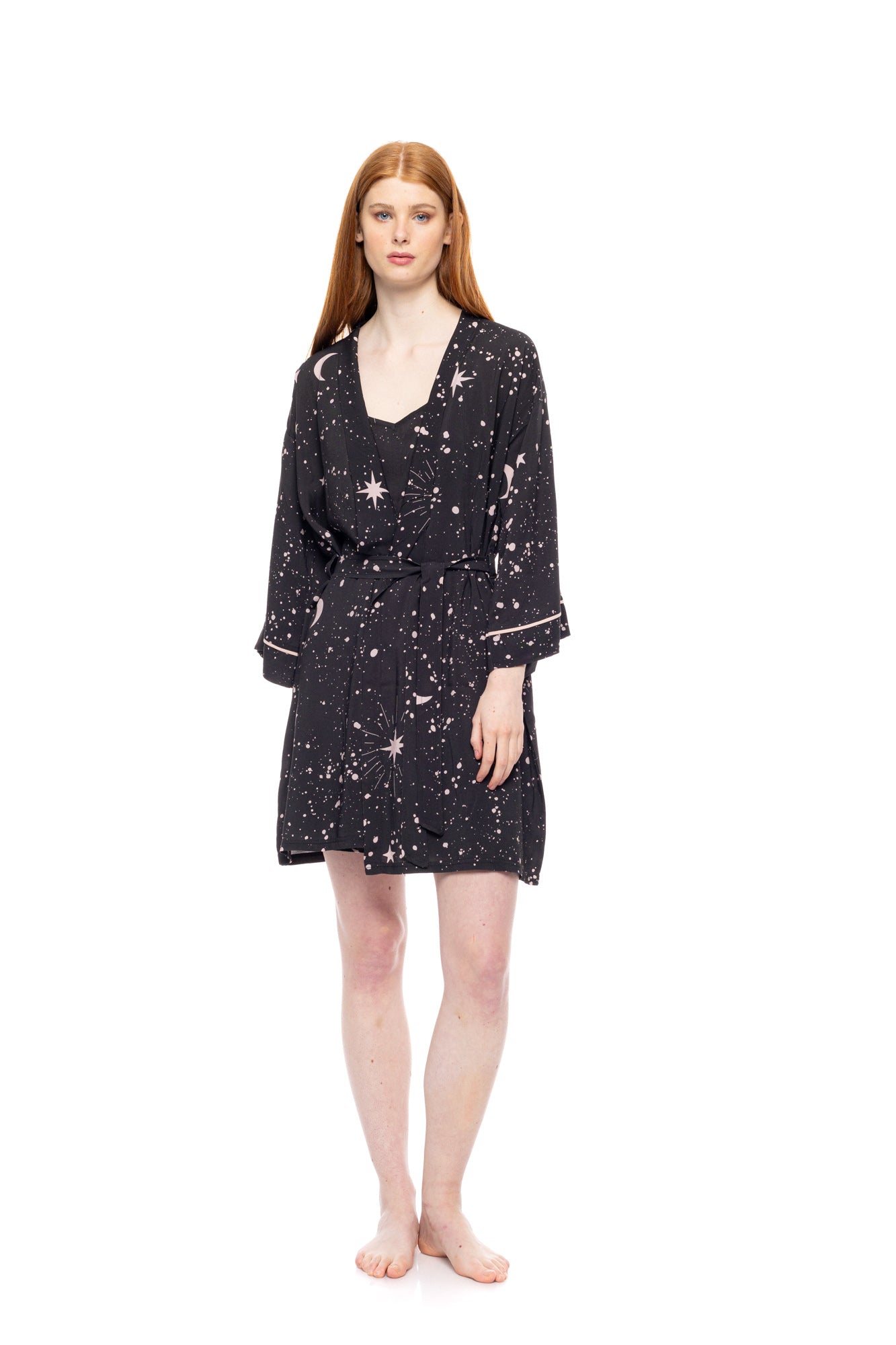 Pink Label - Robe Rose Night Sky