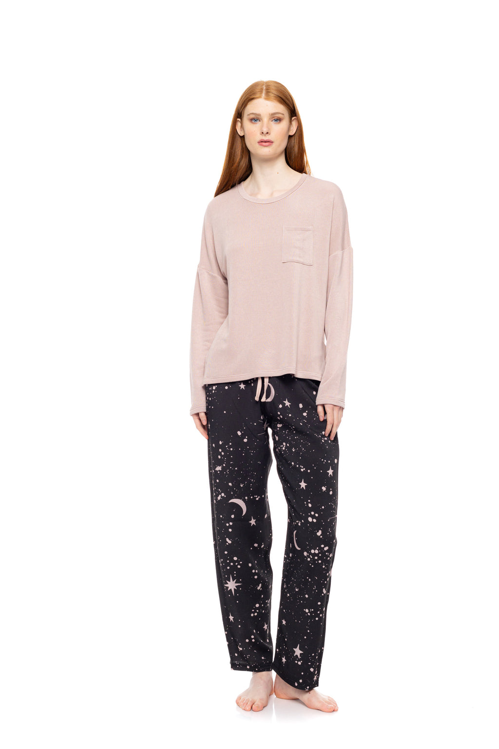 Pink Label - Pyjama Rose Night Sky