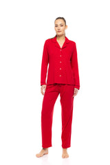 Pink Label - Pyjama Buttoned Raspberry