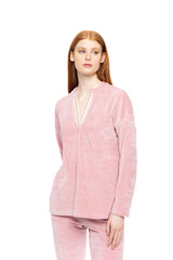 Pink Label - Loungewear Velvet Petit Stripe