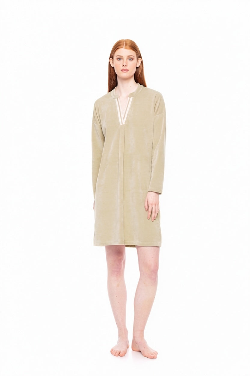 Pink Label - Loungewear Velvet Petit Stripe