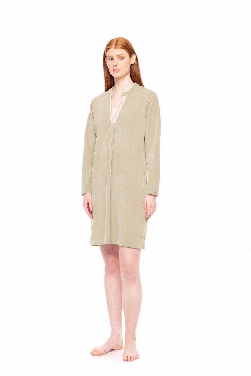 Pink Label - Loungewear Velvet Petit Stripe