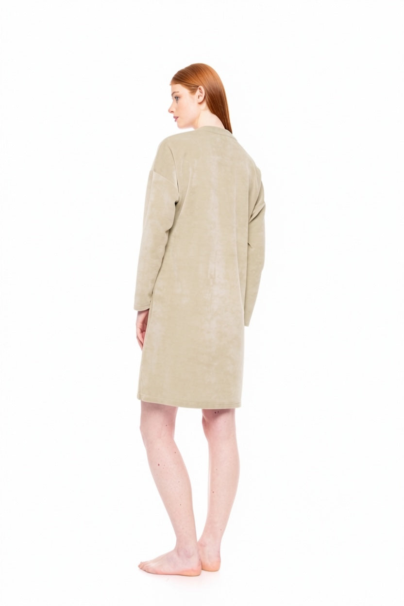 Pink Label - Loungewear Velvet Petit Stripe