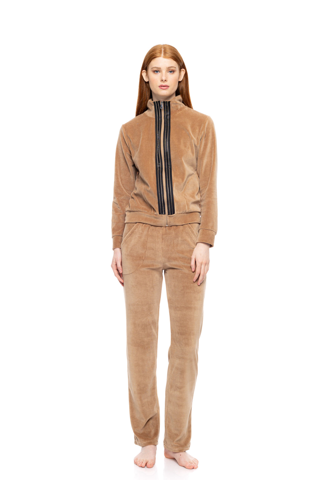Pink Label - Trucksuit Velvet Gold Detail