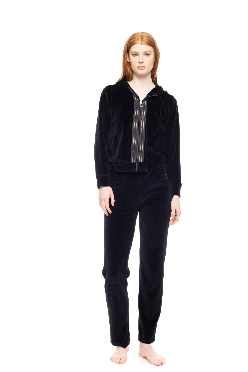 Pink Label - Trucksuit Velvet Gold Detail