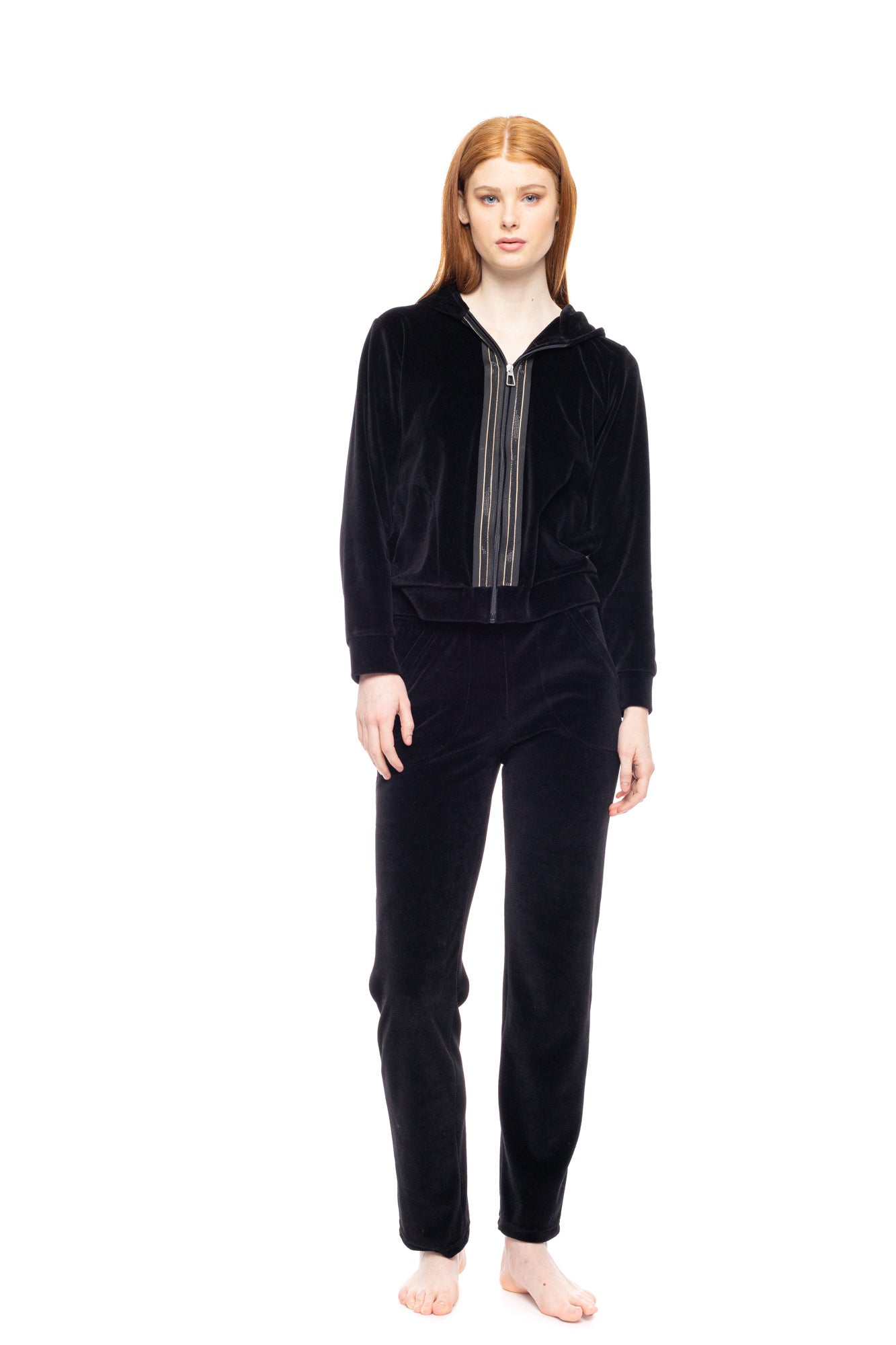 Pink Label - Trucksuit Velvet Gold Detail