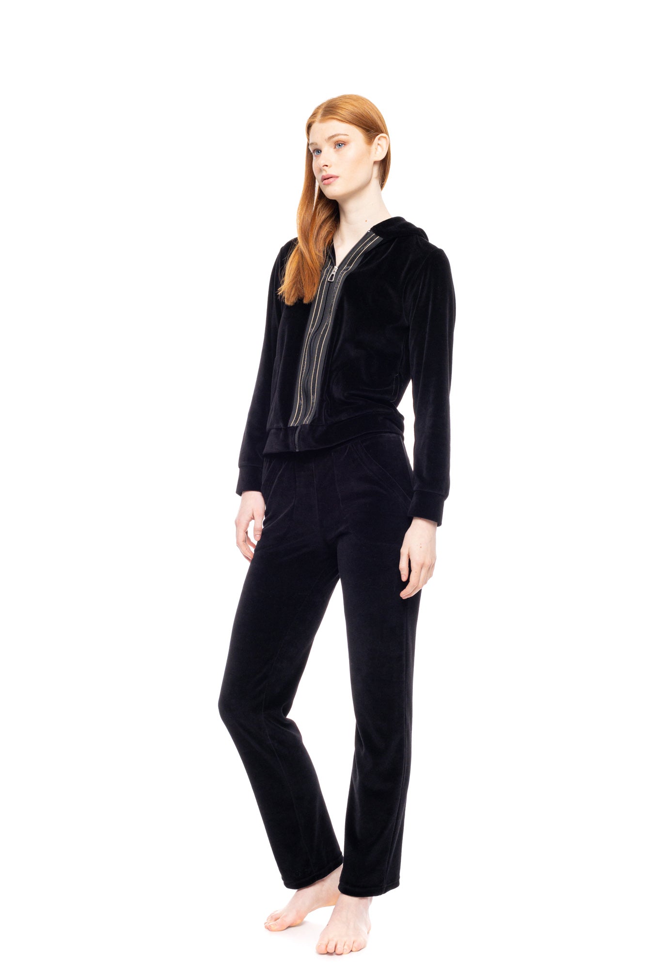 Pink Label - Trucksuit Velvet Gold Detail