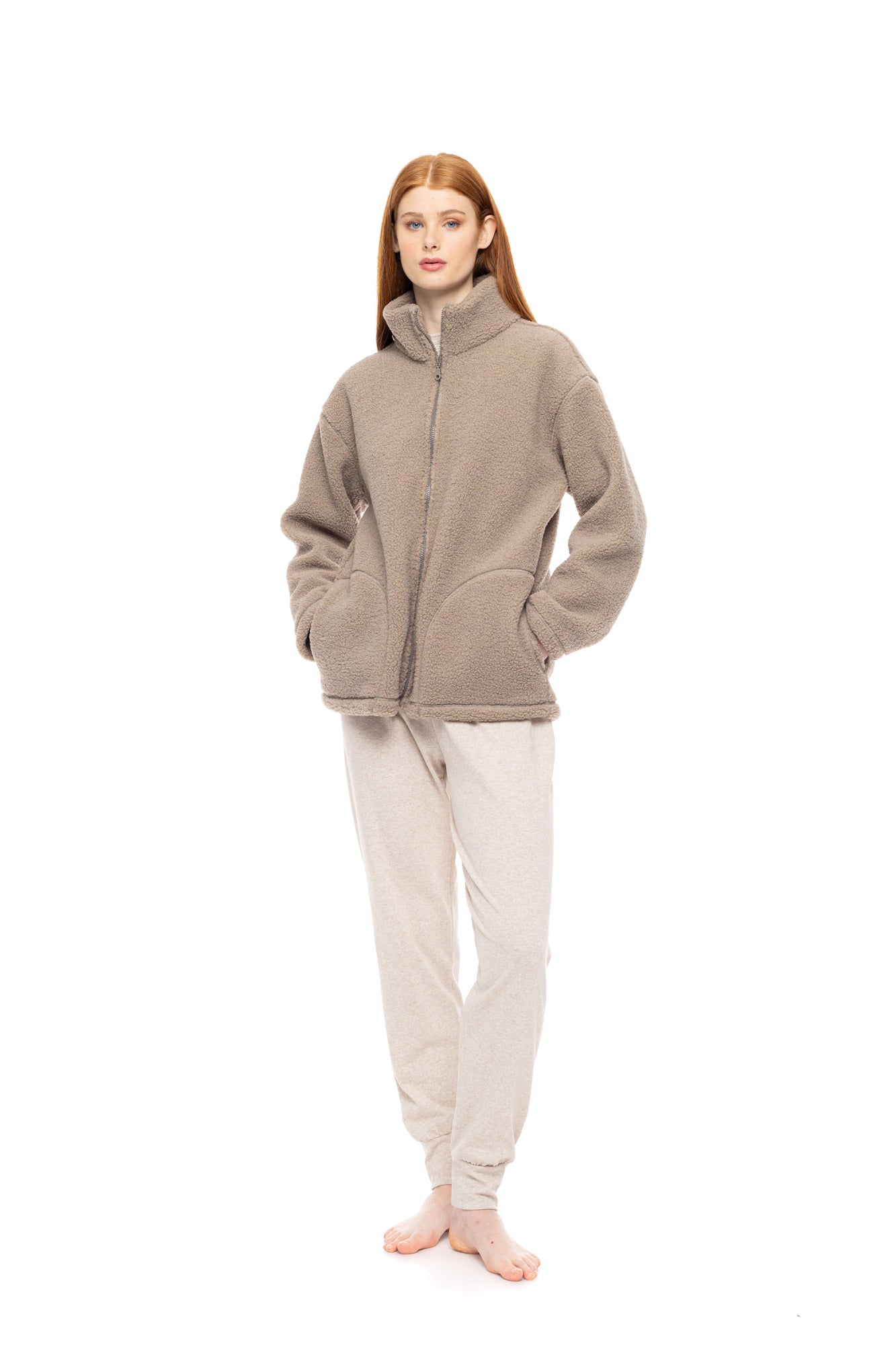 Pink Label - Robe Fleece Elegant