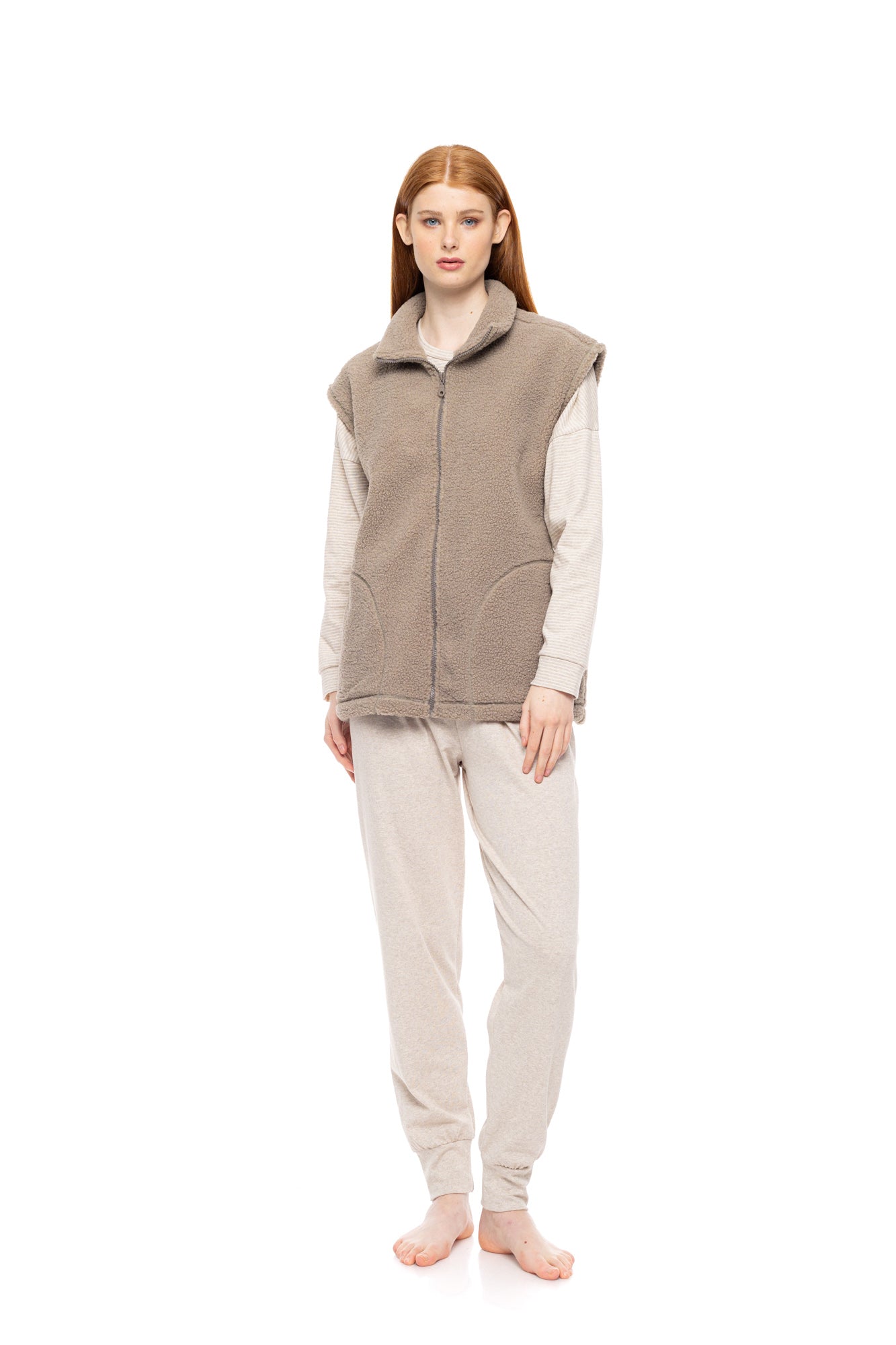 Pink Label - Robe Fleece Elegant