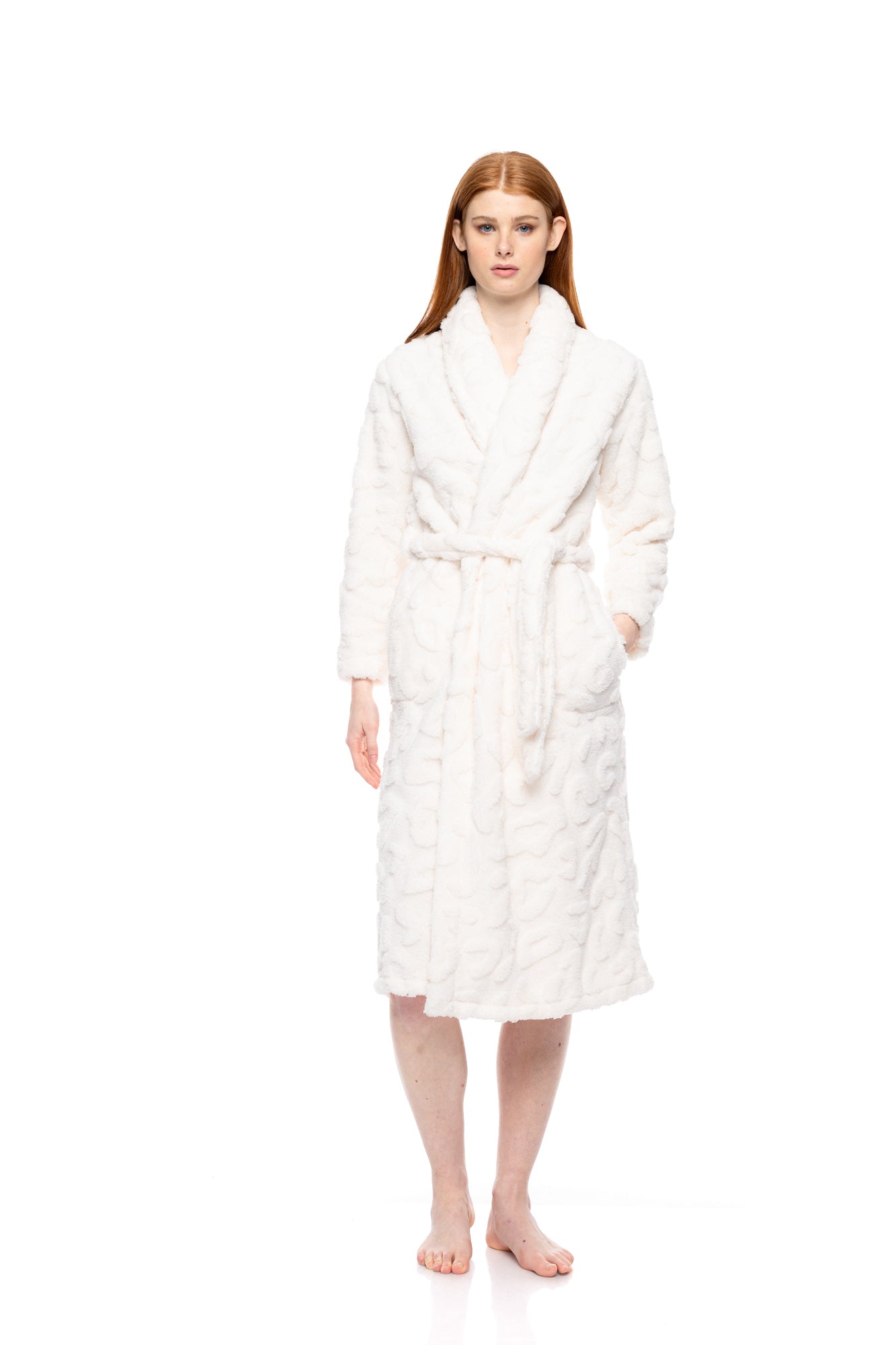 Pink Label - Robe Long Fleece Leo