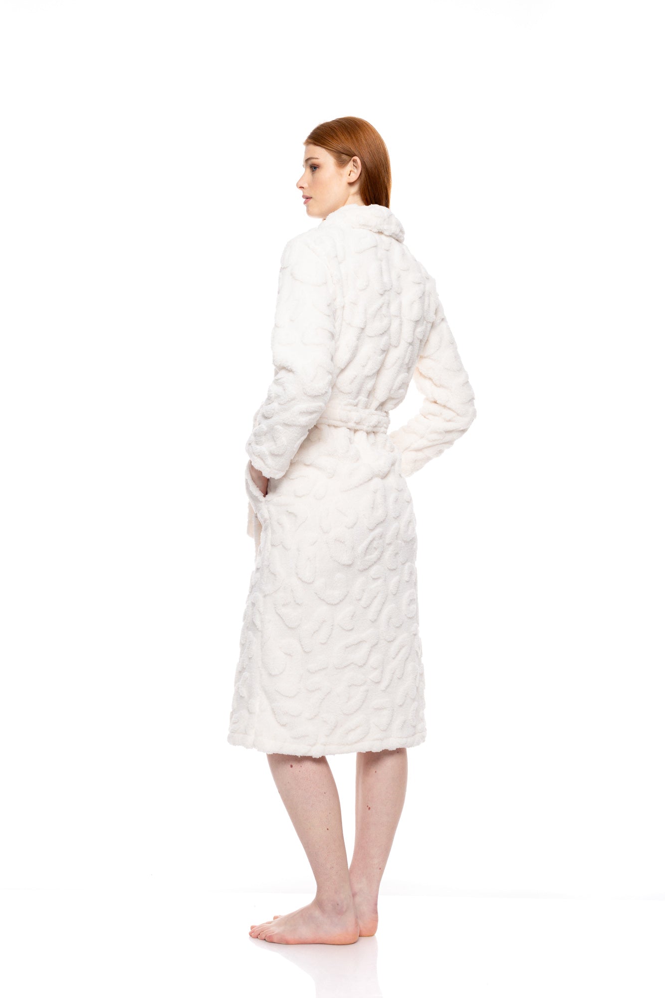 Pink Label - Robe Long Fleece Leo