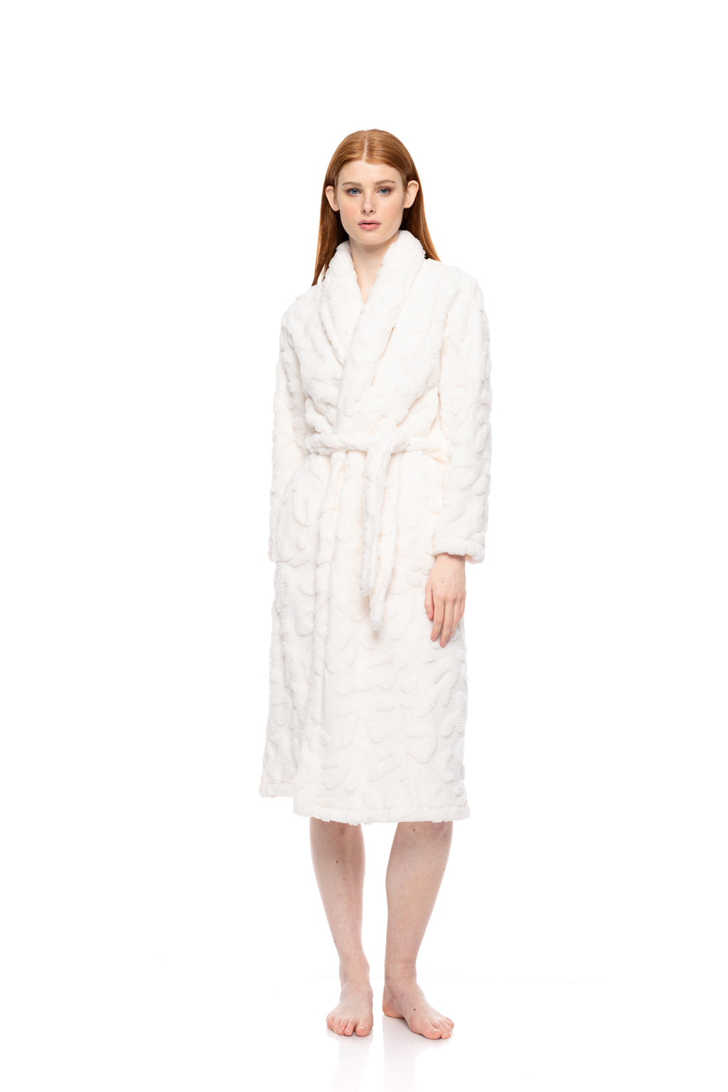 Pink Label - Robe Long Fleece Leo