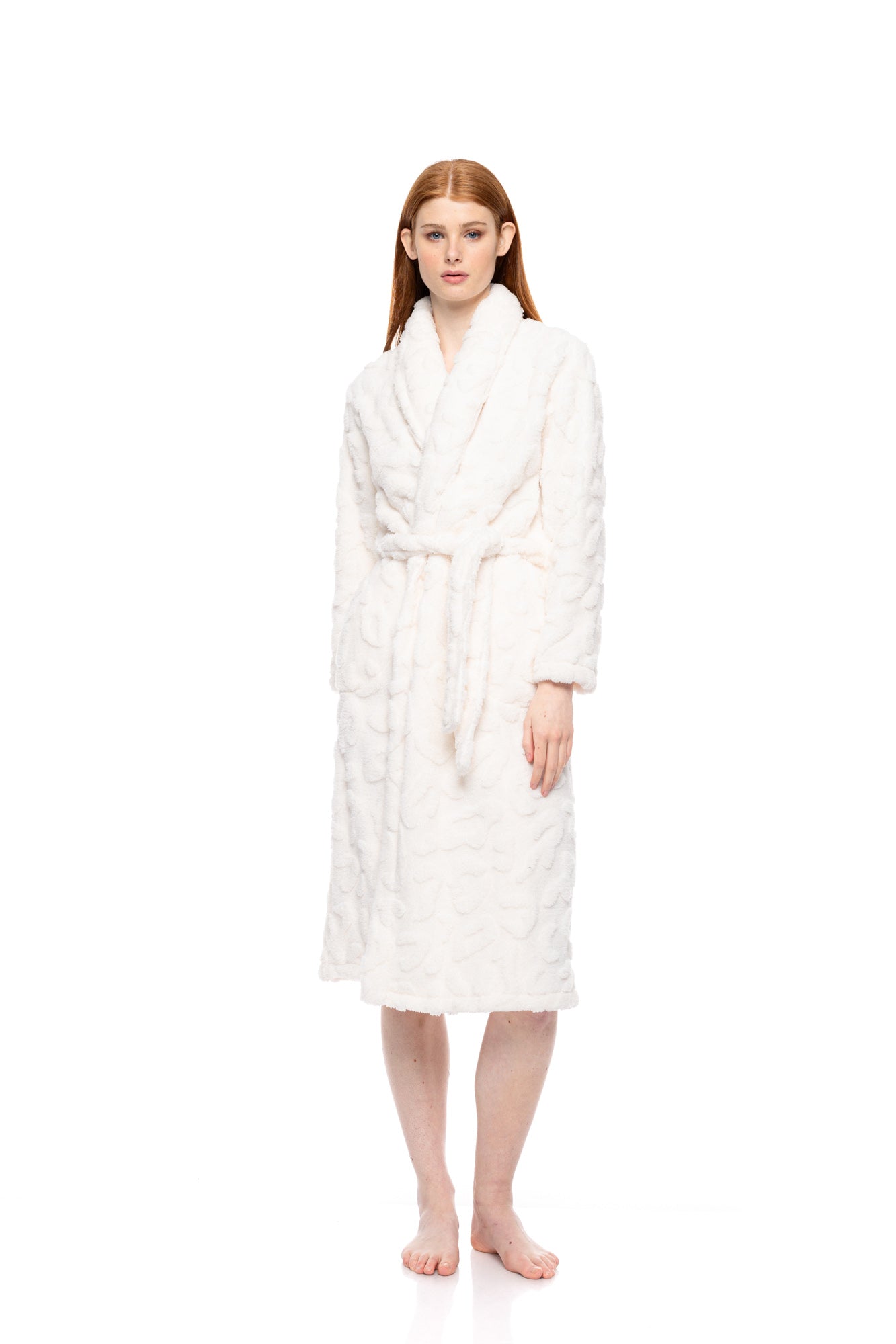 Pink Label - Robe Long Fleece Leo