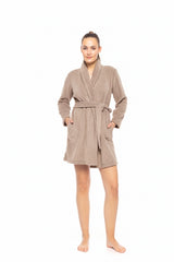 Pink Label - Robe Fleece Stripe