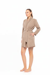 Pink Label - Robe Fleece Stripe