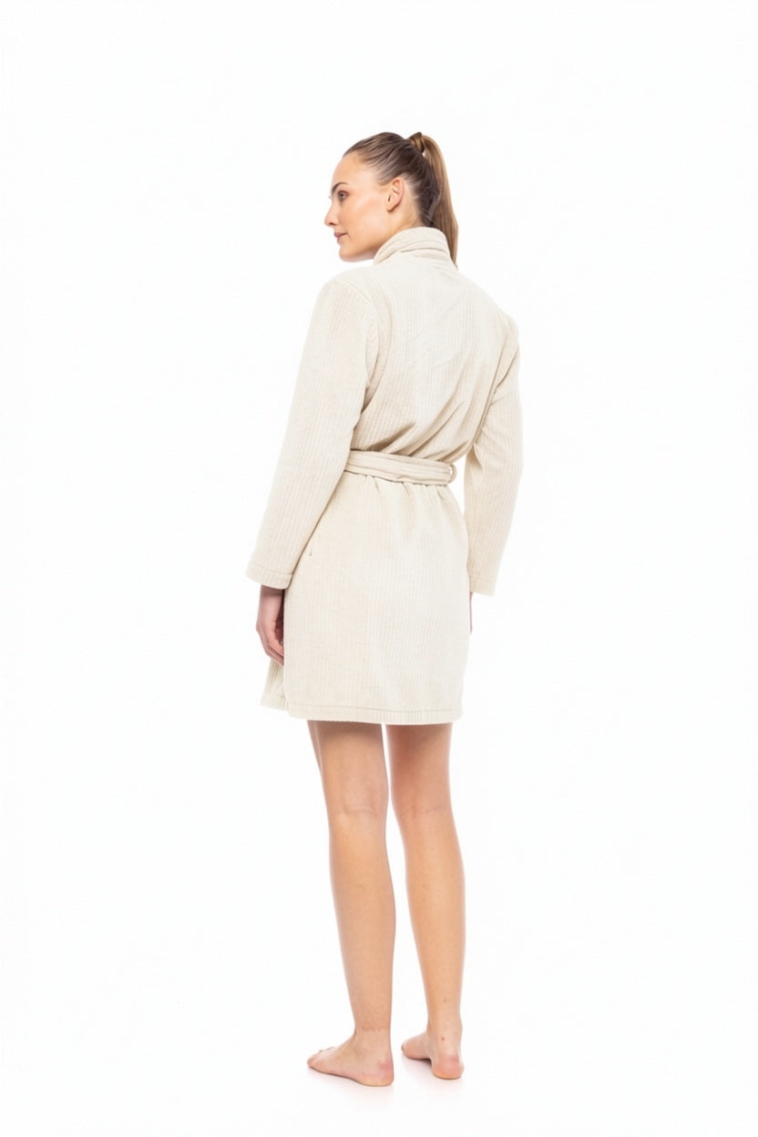 Pink Label - Robe Fleece Stripe