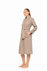 Pink Label - Robe Long Fleece Stripe