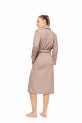 Pink Label - Robe Long Fleece Stripe