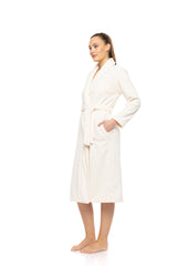 Pink Label - Robe Long Fleece Stripe