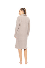 Pink Label - Robe Zipper Fleece Stripe
