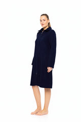 Pink Label - Robe Zipper Fleece Stripe