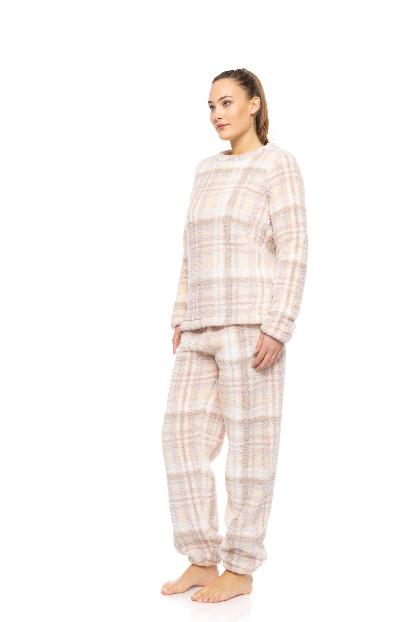 Pink Label - Pyjama Fleece Soft Plaid