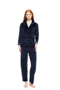 Pink Label - Pyjama Buttoned Soft Velvet