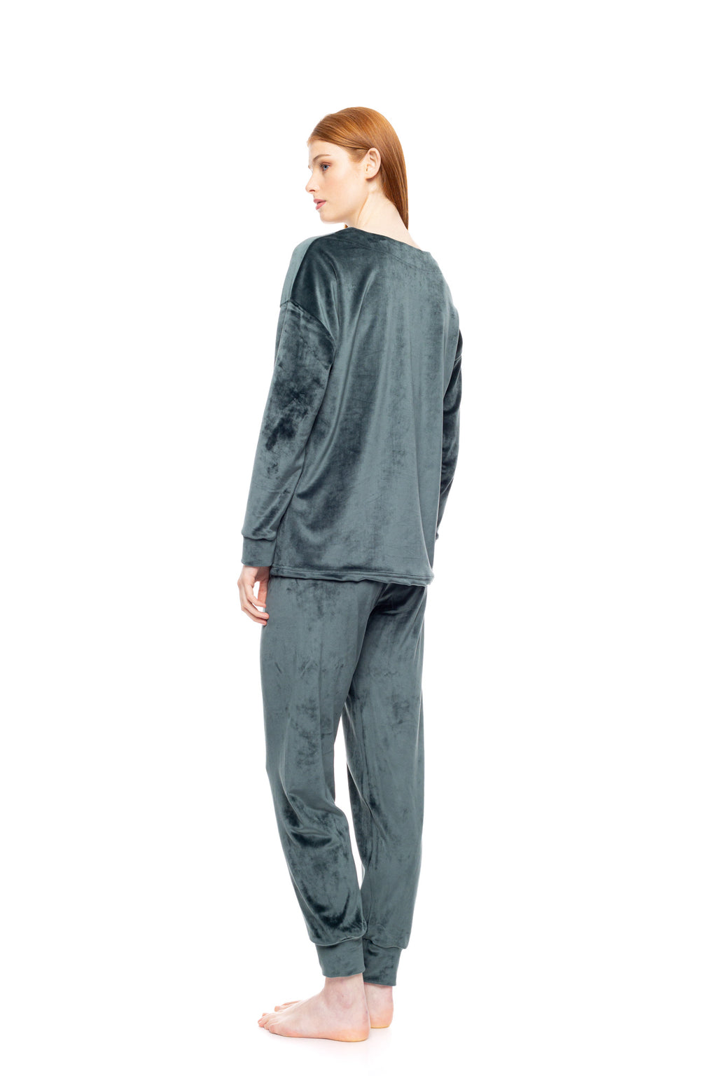 Pink Label - Pyjama V Soft Velvet