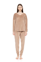 Pink Label - Pyjama V Soft Velvet