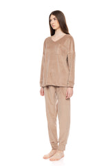 Pink Label - Pyjama V Soft Velvet