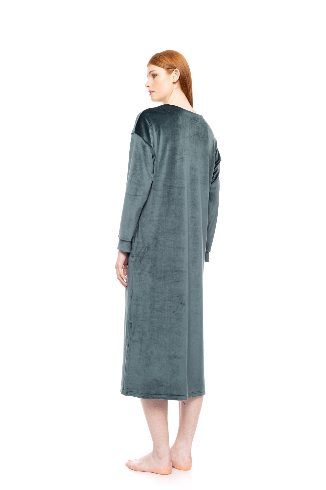 Pink Label - Nightgown Long Soft Velvet