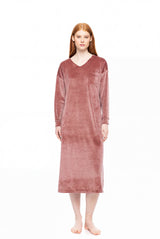 Pink Label - Nightgown Long Soft Velvet